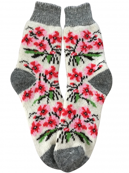 Kuschelsocken aus Schafwolle S29